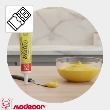 Modecor rumeno barvilo za čokolado in maščobne mase 15g