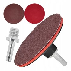 VELCRO DISK ZA KOTNI BRUS M14 + ADAPTER ZA 100mm IZVIJAČ GEKO