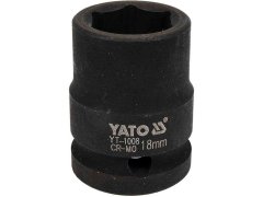 KRATKI UDARNI NASTAVEK 6-KONIČNI 1/2" 18 mm YATO