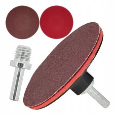 VELCRO DISK ZA KOTNI BRUS M14 + ADAPTER ZA 100mm IZVIJAČ GEKO