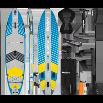 Rebel Napihljiva SUP deska s sedežem za plavanje 335 cm, veslo, komplet nahrbtnika