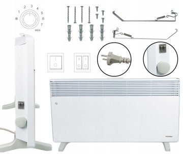 Warmtec Električni stenski grelnik EWX-2500W