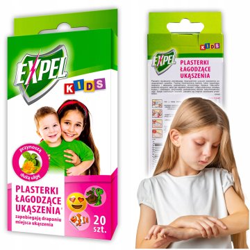 BROS EXPEL Kids - obliži za pomiritev ugrizov 20 kosov.