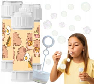 Milni mehurčki za otroke KAPIBARA Cabybara Capybara Birthday Fun 60ml