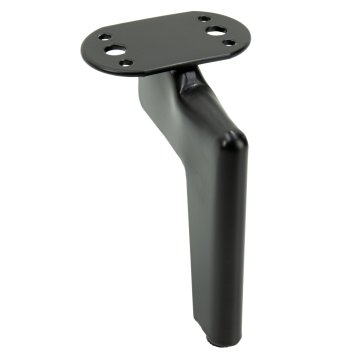 BB Noga za pohištvo Loft, črna mat, višina 12 cm