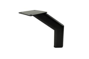 BB Noga za pohištvo Loft, črna mat, višina 12 cm, za zofe in kotne sedežne garniture