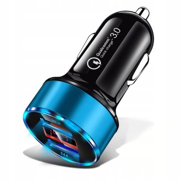 HITR 3,1A LED AVTO POLNILEC QUICK CHARGE 3.0 la8_BLUE