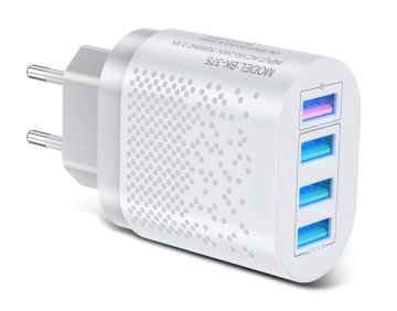 HITRO POLNILNI ŠTEVILNIK 3.0 4x USB 48W la15_BELA