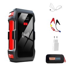 Visokozmogljiv brezžični polnilni zagonski akumulator M10 10000 mAh LED