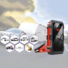 Visokozmogljiv brezžični polnilni zagonski akumulator M10 10000 mAh LED