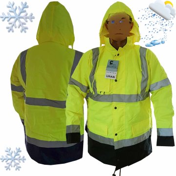 Zimska varnostna delovna jakna Uran Y Hi-Vis XL