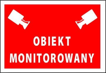 ZI-36 - ZNAKOVA TABLICA - NADZOROVAN OBJEKT 17X25