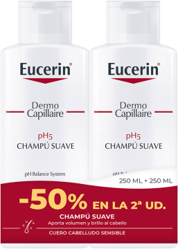 Eucerin pH5 komplet šamponov za občutljivo lasišče 2 x 250 ml (4005800352942)