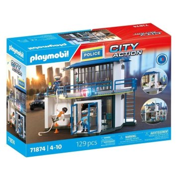 Playmobil City Action Policijska postaja z zasliševalnim prostorom 71874 (4008789718747)