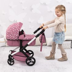 Bayer Design Xeo 2 v 1 voziček za punčke roza 17076AB (4003336418965)