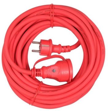 YATO gradbeni podaljševalni kabel 1 vtičnica 250 V 16 A LED indikator 20 m (YT-81001)