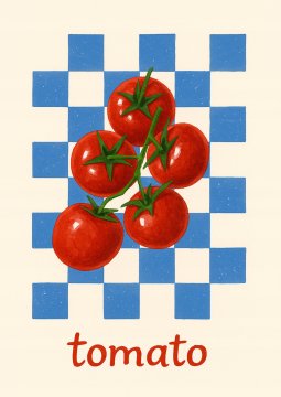 Plakat 30x40 paradižnik paradižnik retro vintage dekoracija kuhinje