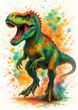 PLAKAT 30x40 cm Dinozaver za otroško sobo