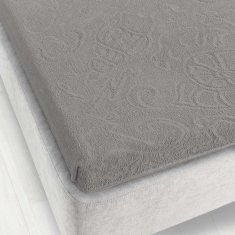 Zwoltex Rjuha iz frotira Tulipan 175x220 temno bež DEBELA