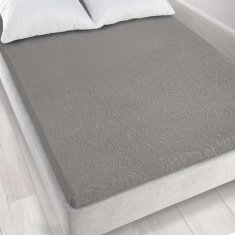 Zwoltex Rjuha iz frotira Tulipan 175x220 temno bež DEBELA