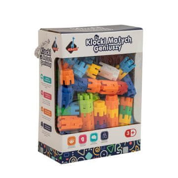 Gradbeni bloki Little Geniuses Screws, 150 kosov