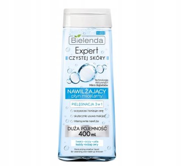 Bielenda Expert vlažilna micelarna tekočina 3 v 1 modra 400 ml