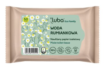 Luba toaletni papir, navlažen s kamilico