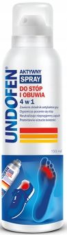 Undofen 4-v-1 sprej za stopala in čevlje 150 ml