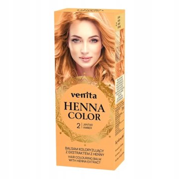 Zeliščni balzam Venita Henna Color 002 Jantar