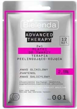 Bielenda Advanced Therapy 001 2-v-1 blazinice za obraz 12 kosov
