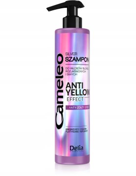Delia Silver šampon proti rumenkastim lasem 250 ml