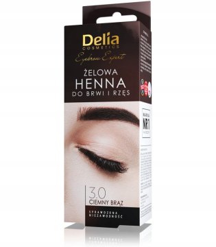 Gel za obrvi s kano 3.0 rjava