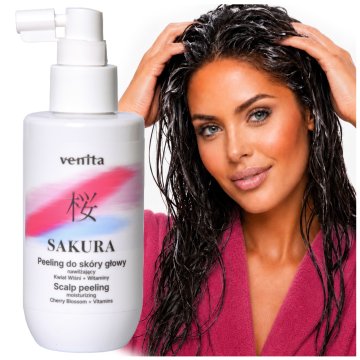 Venita SAKURA vlažilni piling s češnjo in vitamini 300 ml