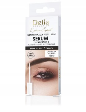 Serum za rast obrvi/trepalnic, ki spodbuja rast s keratinom