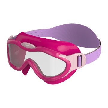 Speedo Plavalna očala SEA SQUAD MASK JUNIOR ELECTRIC PINK/MIAMI LILAC/BLOSSOM/CLEAR