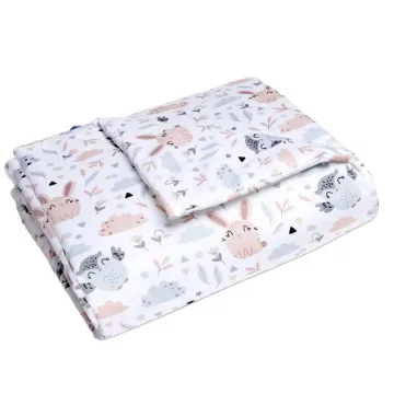 Forest Friends Odeja 75×100 - Gozdni prijatelji - bombaž