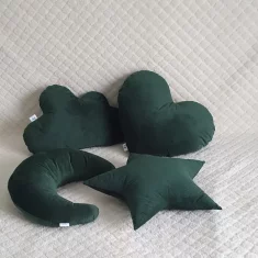 Vzglavnik STAR temno zelen