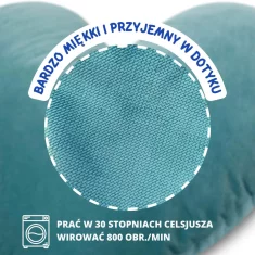 Vzglavnik SRCE smaragdno