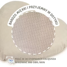 Vzglavnik SRCE kapučino