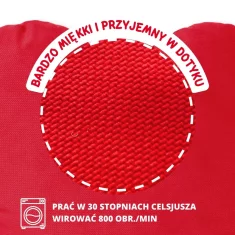 Vzglavnik SRCE rdeč