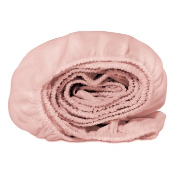 Bombažna rjuha za otroško posteljico 60x120, pastelno roza