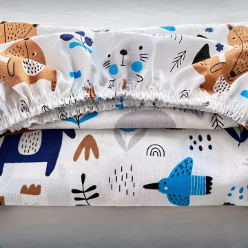 Bombažna rjuha za otroško posteljico 60x120