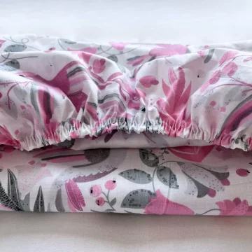 Hummingbird Bombažna rjuha za otroško posteljico 60x120