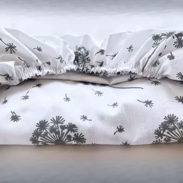 Forest Friends Bombažna rjuha za otroško posteljico 60x120 Poletni veter