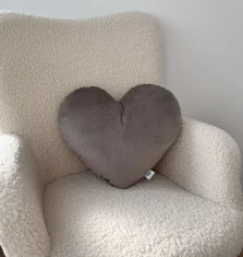 Vzglavnik SRCE taupe