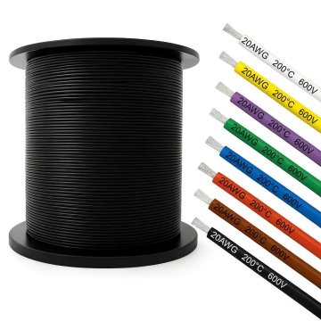 Silikonska žica 20AWG - fleksibilna, izolirana, 8 barv na izbiro, modra