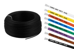 Silikonski kabel 12AWG 1m - fleksibilen kabel za FPV, RC drone in elektroniko (8 barv) rdeč