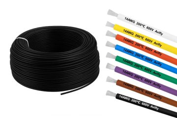 Silikonski kabel 14AWG 1m - Fleksibilen kabel za FPV, RC drone in elektroniko (8 barv) zelen
