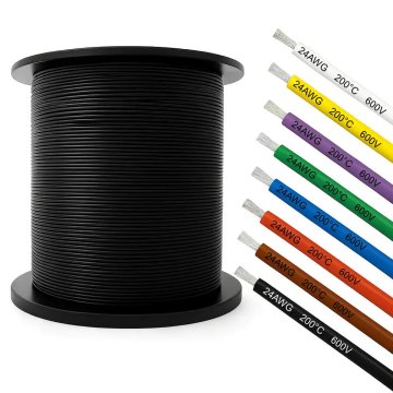 Silikonska žica 24AWG - fleksibilna, izolirana, 8 barv na izbiro, rjava
