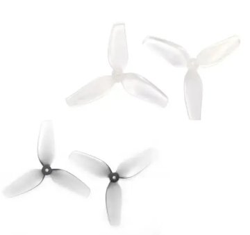 HQProp Micro Whoop propelerji 45mmx3 1.5mm | 2CW+2CCW sivi